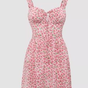 Brand new Cider pink carnation floral dress. Did not fit me.